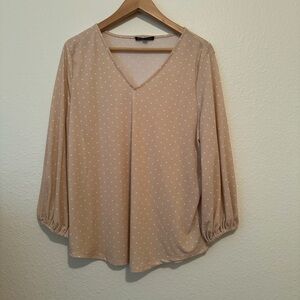 Adrianna Papell Women’s Blouse, Pullover, Long Sleeve, New Without Tags, Large